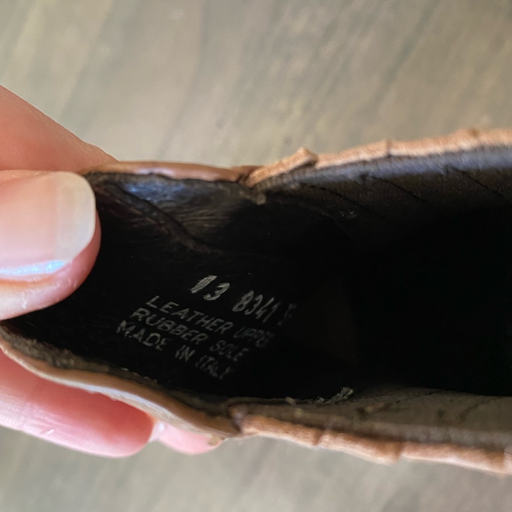 BROWN LEATHER BOOTIES - Picture 7 of 10